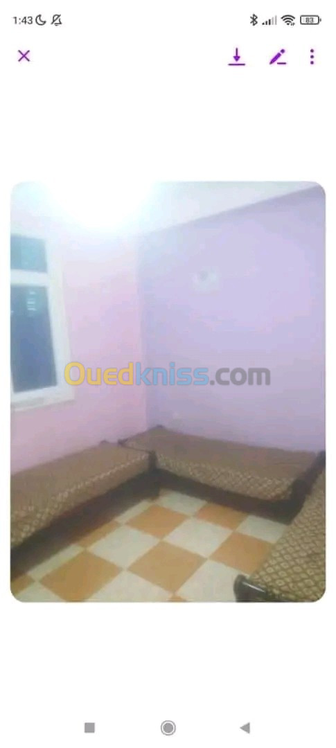 Vente Appartement F3 Biskra Chetma