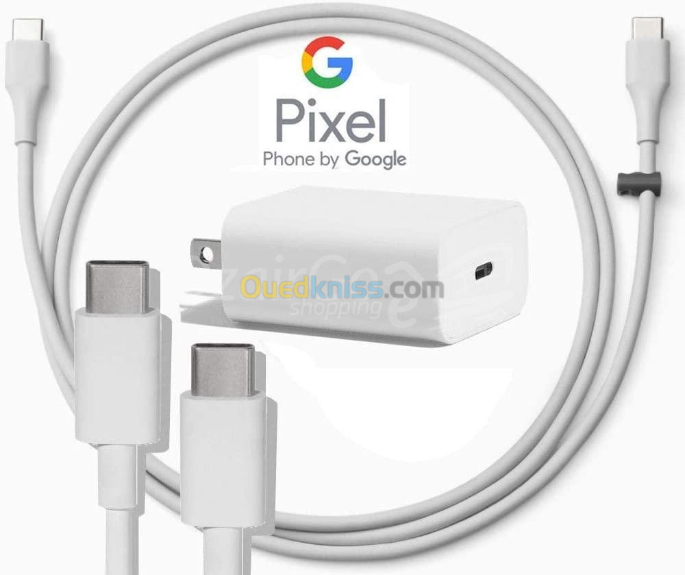Chargeur PD 30W - Pour Google Pixel 7/6 Pro - Blanc - Prix en Algérie
