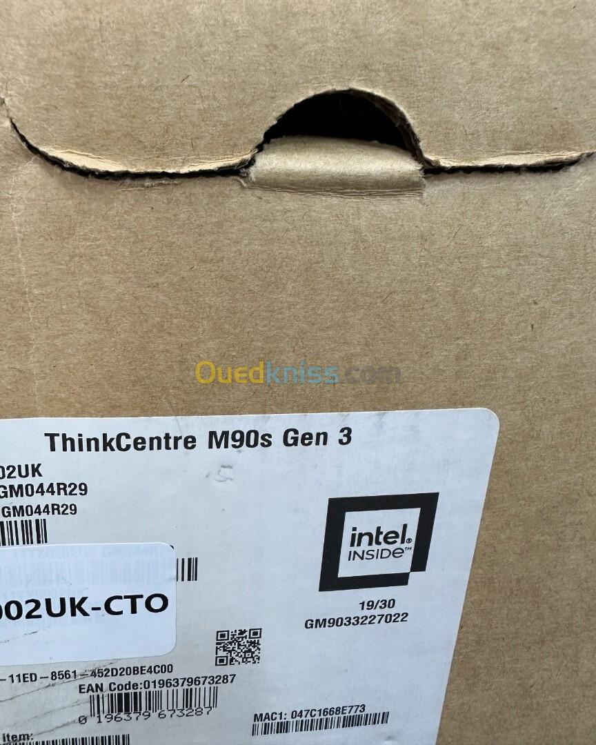 UC LENOVO THINKCENTRE M90s GEN 3 Intel Core i5-12500 18 Mo  16GB 256GB SSD Intel UHD Graphics 770