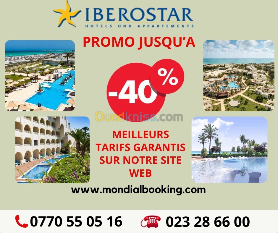 LA CHAINE IBEROSTAR EN PROMOTION !!