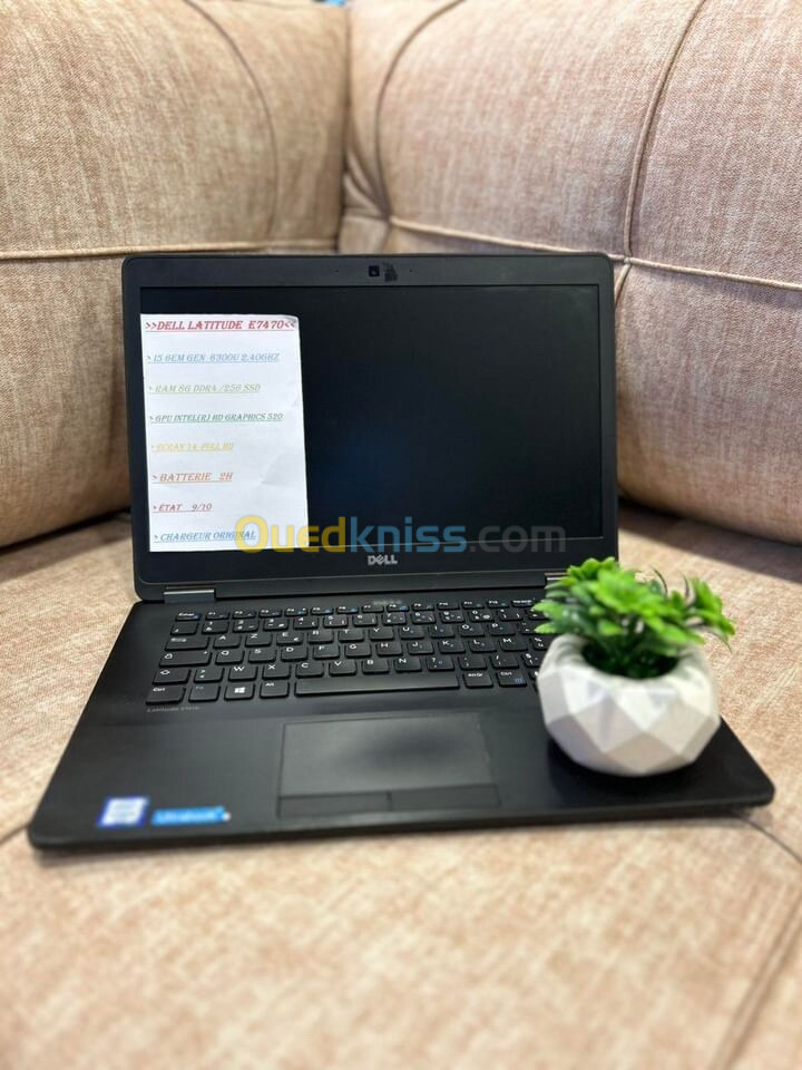 Dell latitude E7470 حاسوب محمول مستعمل في حالة ممتازة