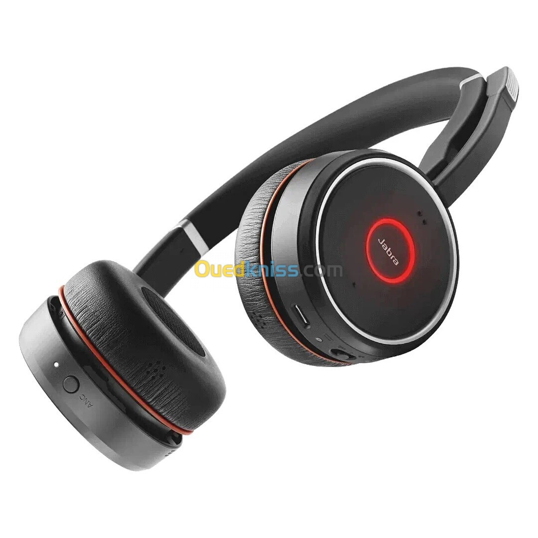 JABRA EVOLVE 75 SE - et 65 - et 65 UC stereo -CASQUE SANS FIL  MICROS - BLUETOOTH   