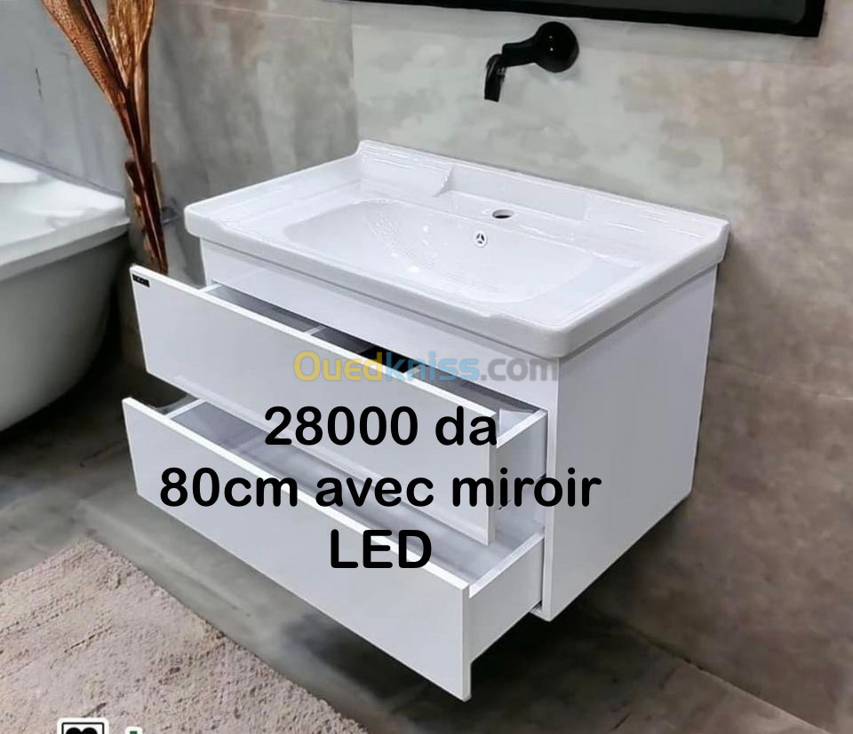 Meuble salle de bain PVC 100%