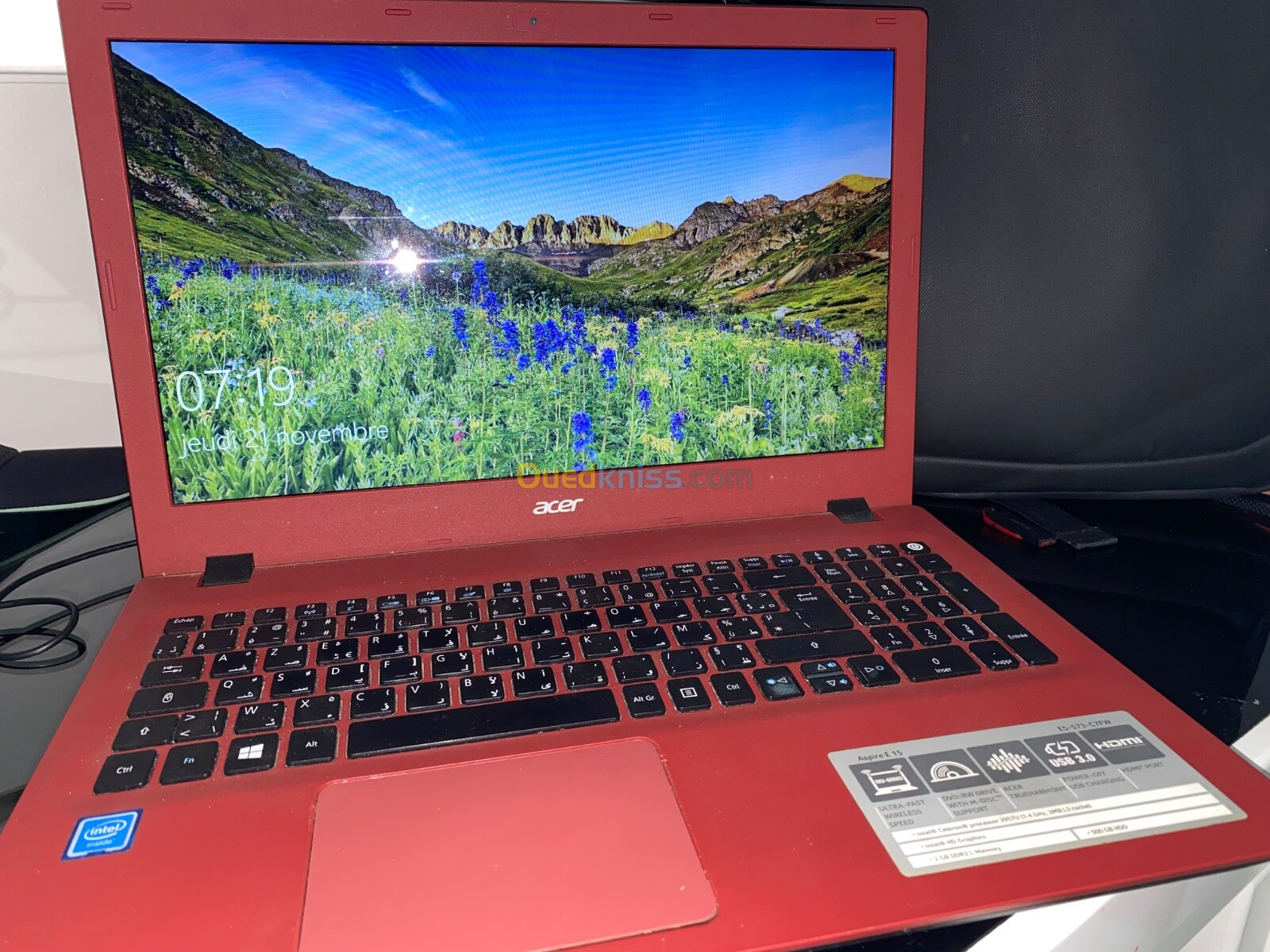 PC portable ACER ASPIRE E 15 très bon état 9,5/10