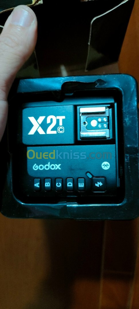 Godox X2T-C TTL pour Canon, connexion Bluetooth, 1/8000s HSS, 5 boutons de groupe séparés