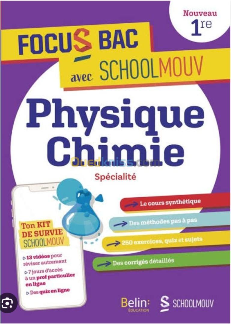 Cours de soutien en Physique-Chimie pour les lycéens francophones (Programme scolaire et CNED)  Int