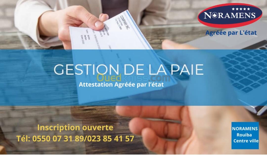 FORMATION GESTION DES PAIES 