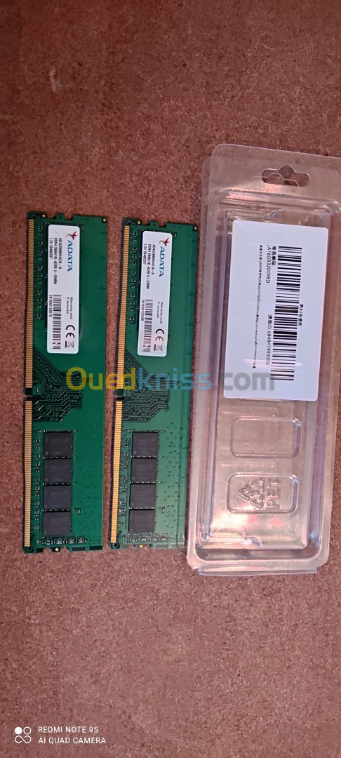 RAM ADATA 8gb (4gb x 2) 