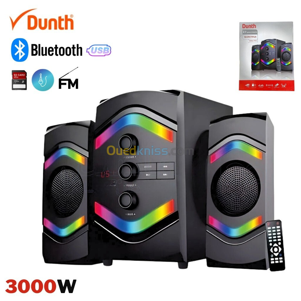 HAUT PARLEUR DU-SP471 PLUS DUNTH 3000 W