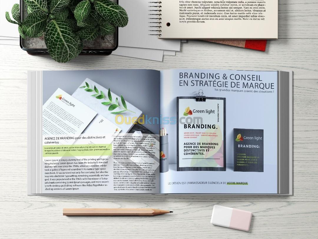 Branding , Logo , charte graphique , cartes visites , site inernet