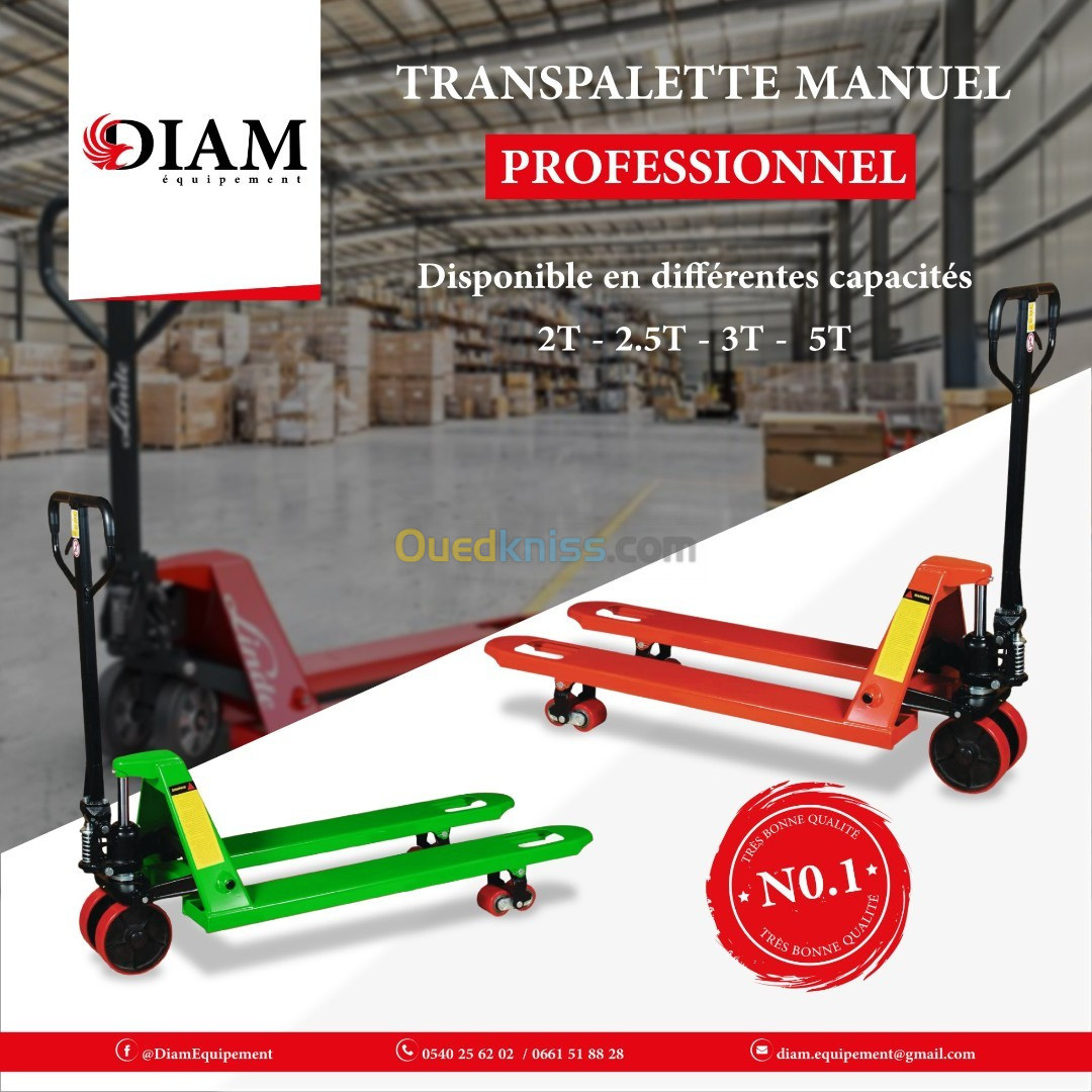 Transpalette manuelle Professionnelle