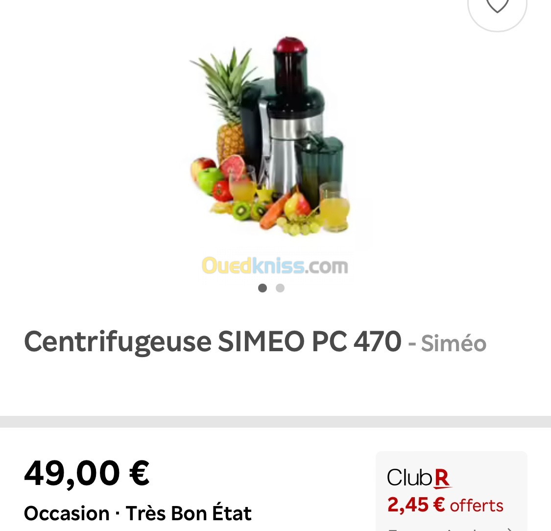 Centrifugeuse 700W