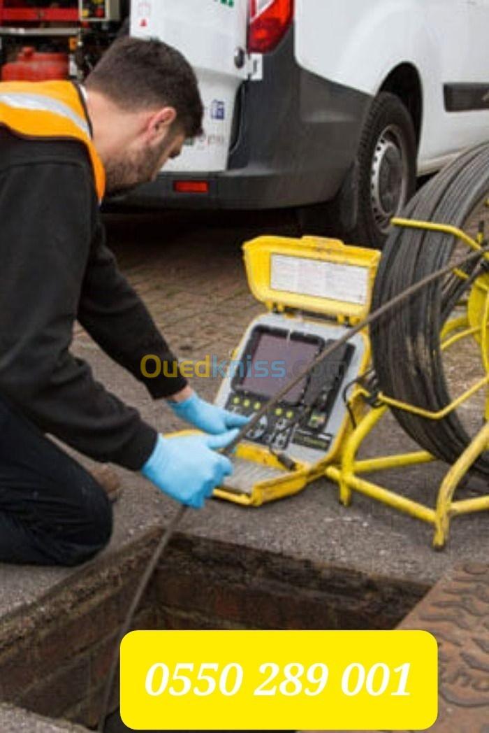 Camion hydrocureur débouchage curage vidange nettoyage 