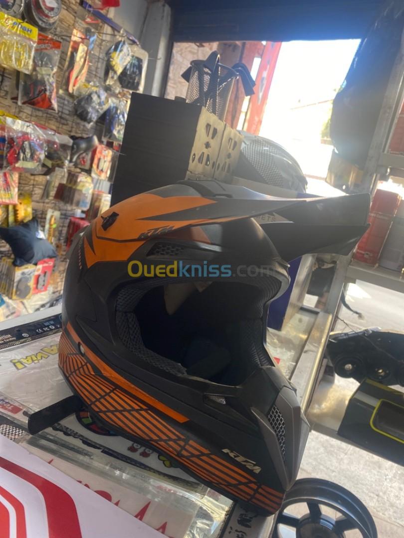 Casque moto crosse ktm