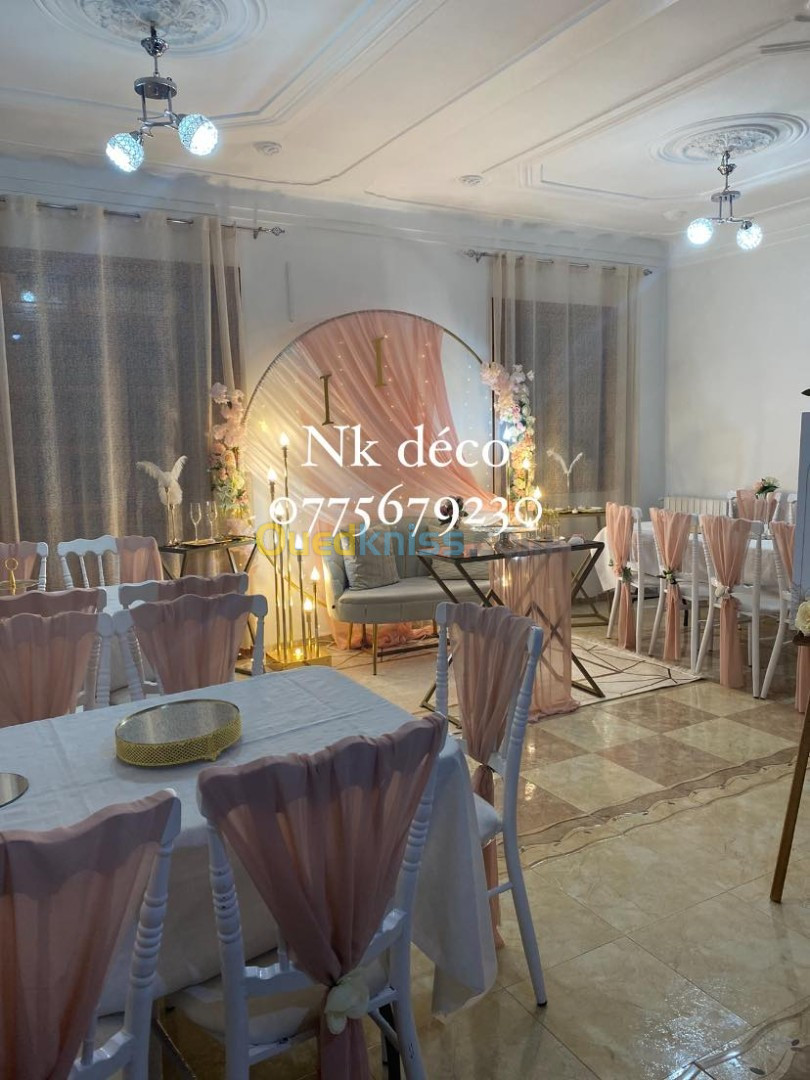 location de chaises et tables  كراء الكراسي و الطاولات