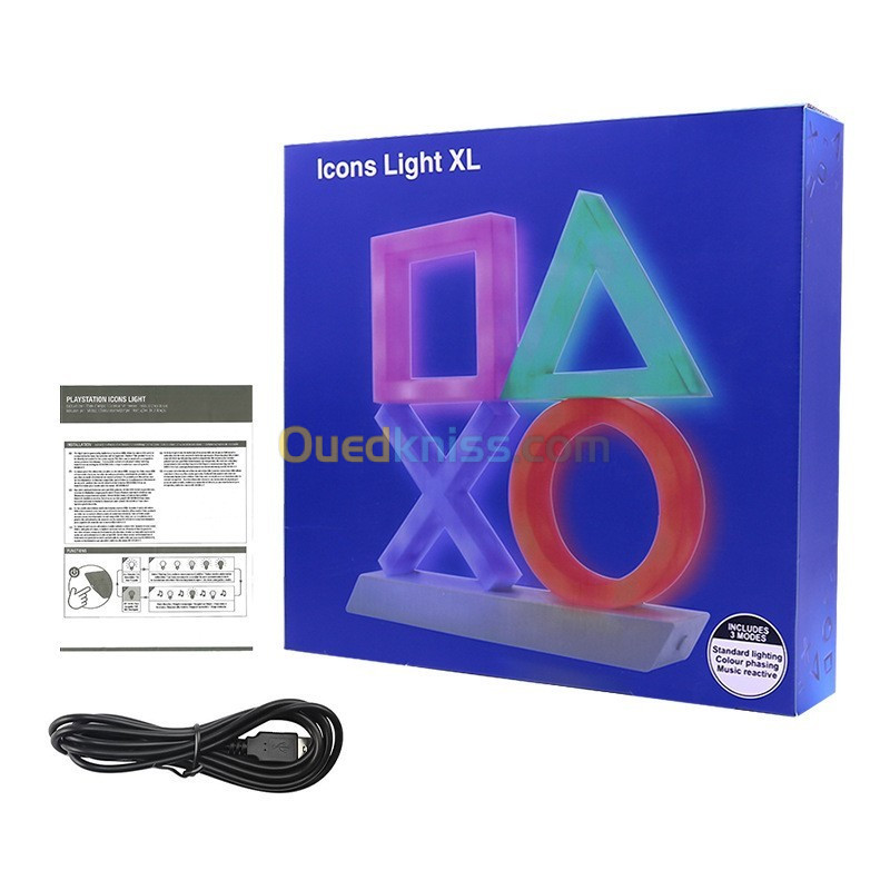 Paladone PlayStation Icons RGB Light Neon XL