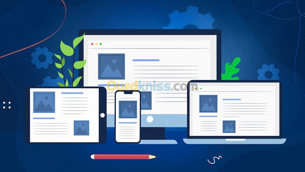 Développement Des Sites et Applications Web -   تصميم وتطوير المواقع و المنصات الالكترونية