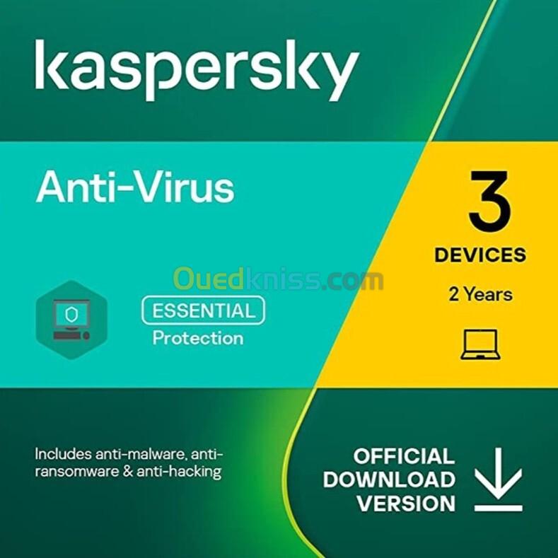 ANTI-VIRUS KASPERSKY 2 ANS