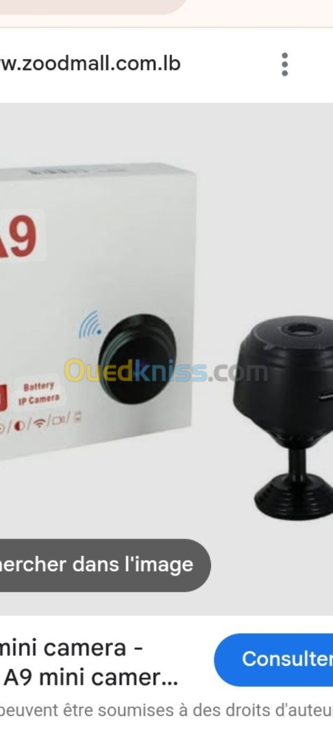 Mini caméra WiFi A9