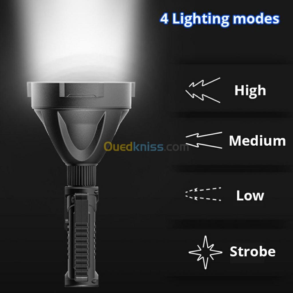 Torche Rechargeable avec power bank et Trépieds 