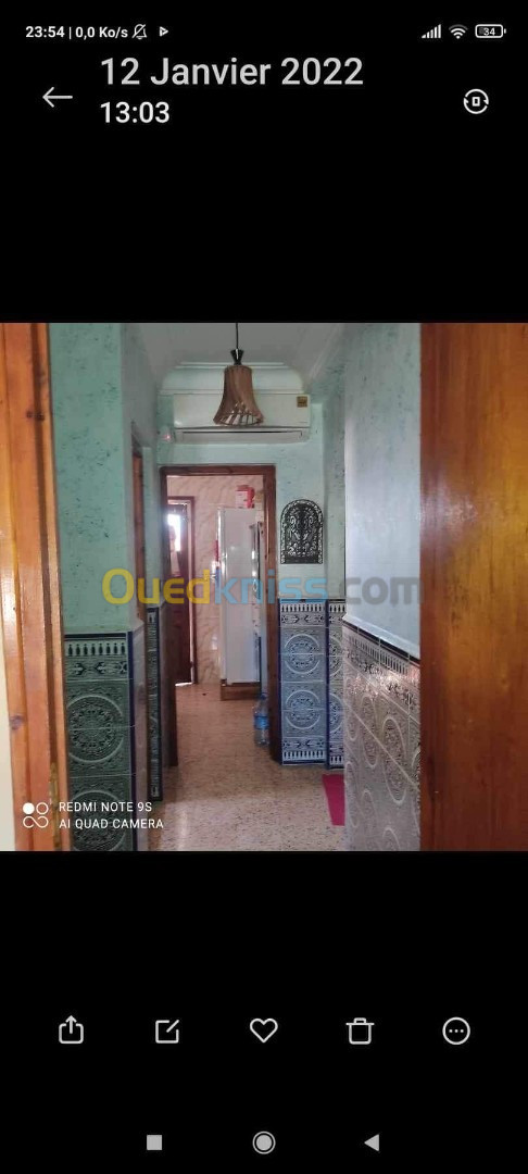 Vente Appartement F3 Tlemcen Tlemcen