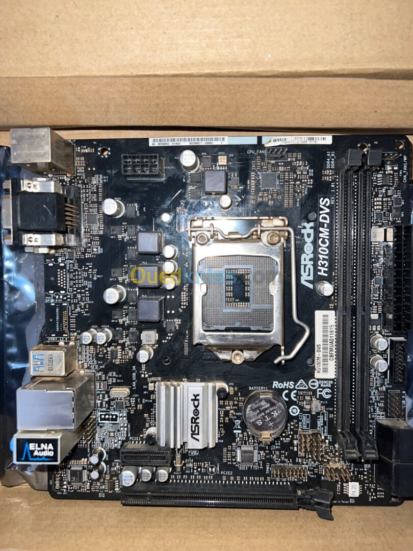 CARTE MERE H310CM-DVS ASROCK + i3 9100f