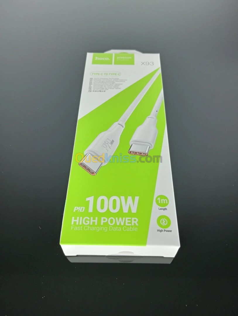 FAST CHARGING DATA CABLE 100W HOCO X93