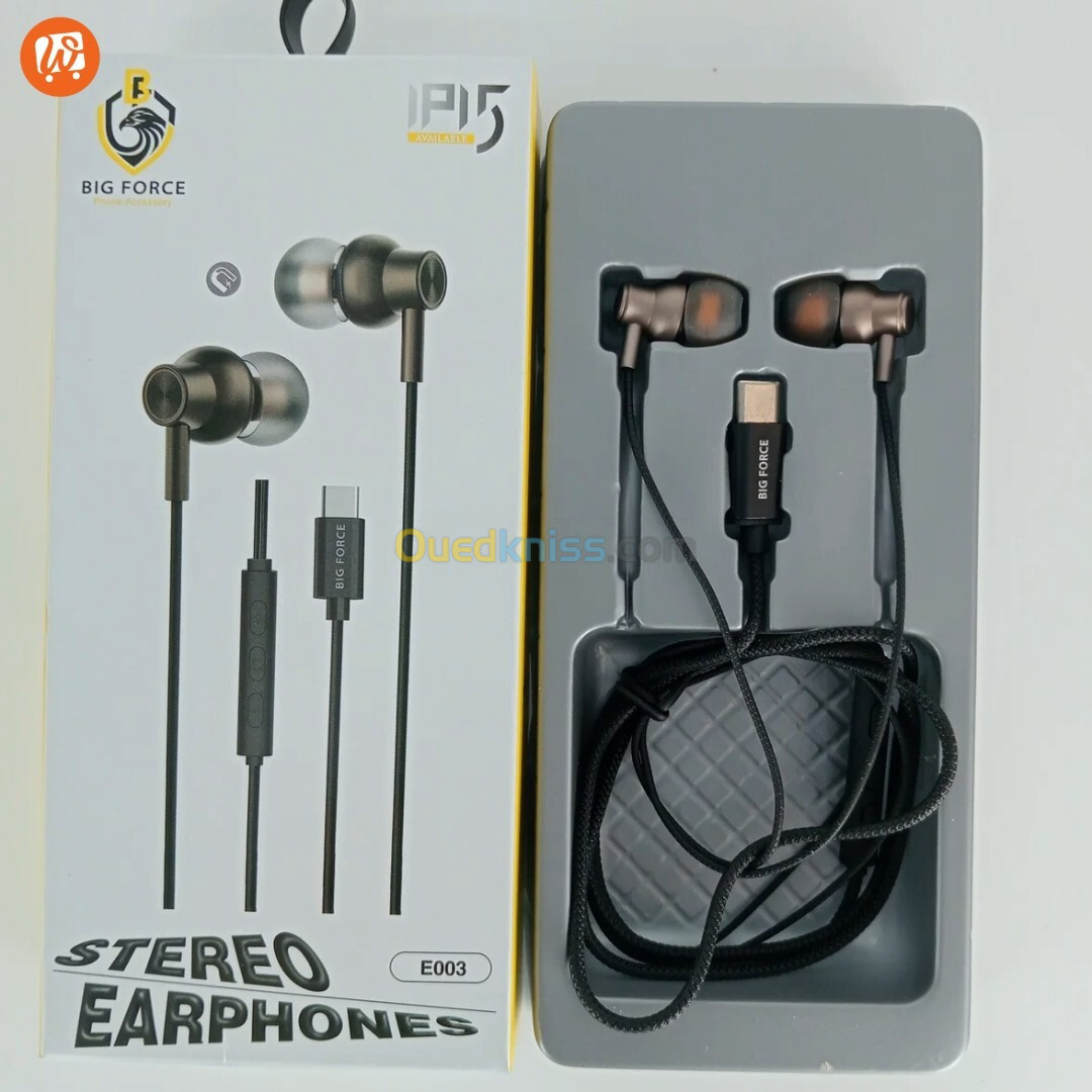 STEREO HEADPHONES BIG FORCE E003