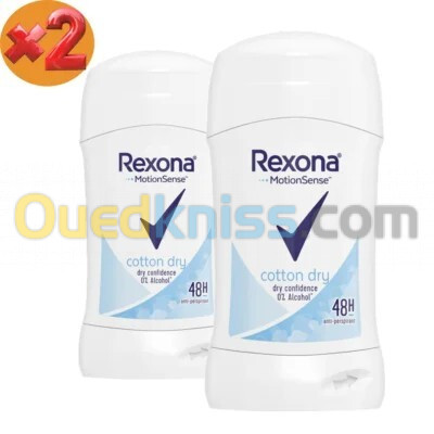 (2X) Etiaxil + (2X) stick REXONA 