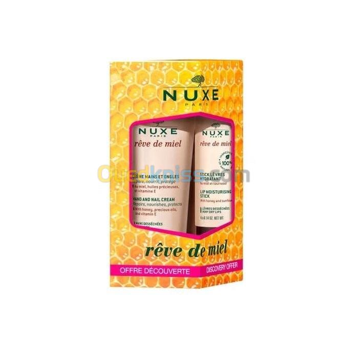 Rêve de Miel Crème Mains et Ongles 30 ml + Stick Lèvres Hydratant 4 g