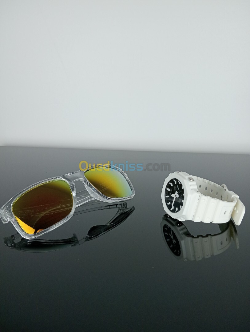 MONTRES CASIO G-SHOCK + LUNETTE DE SOLEIL POUR HOMME HOLBROOK