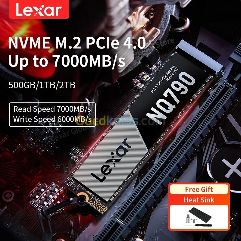 Lexar SSD M.2 NVMe 2TB - 7000 mb/s Gen4x4  