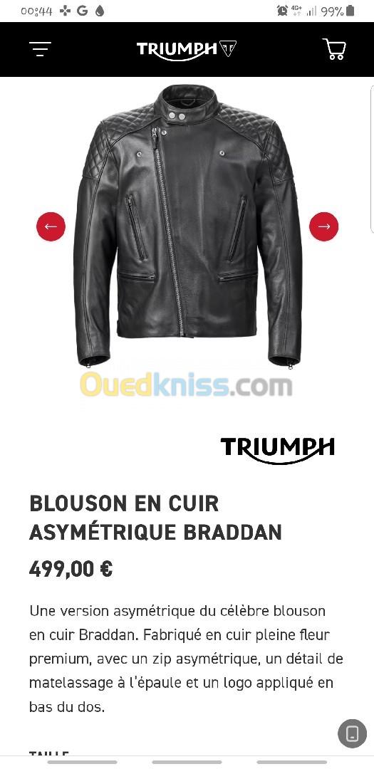 Veste moto triomphe neuf taille m