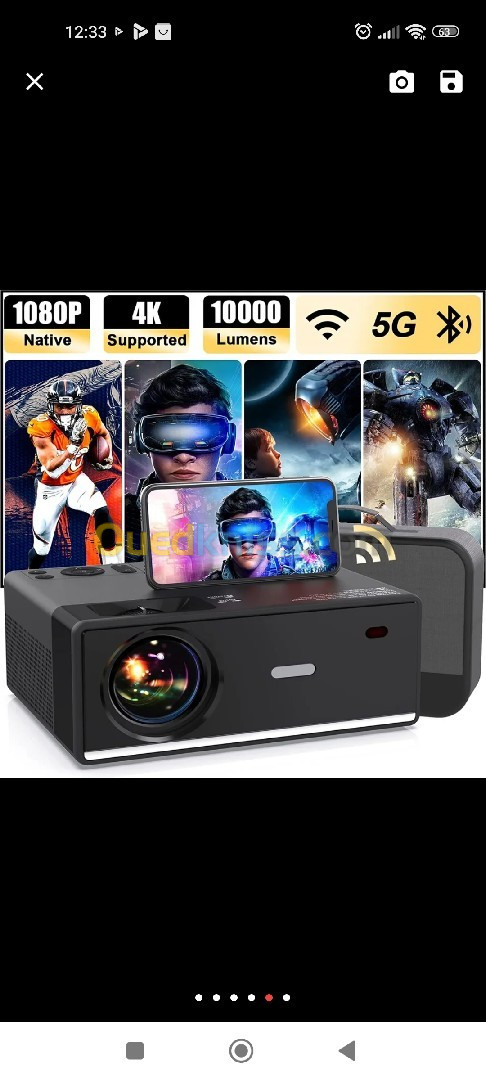 Projecteur cinéma 4k