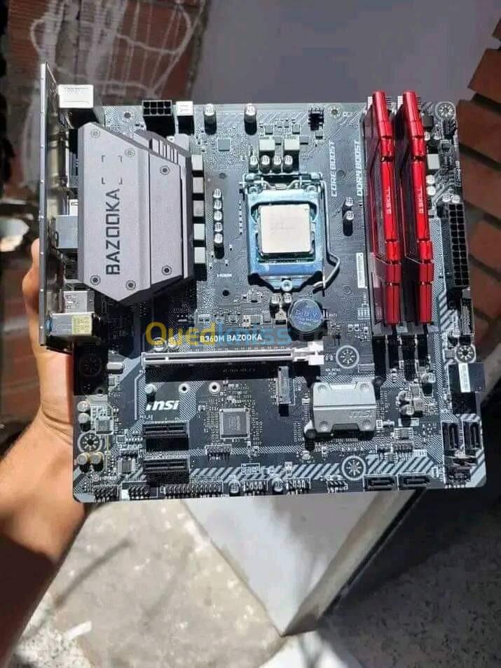 B360m Bazooka + CPU i5 9600k + 16Gb Ram