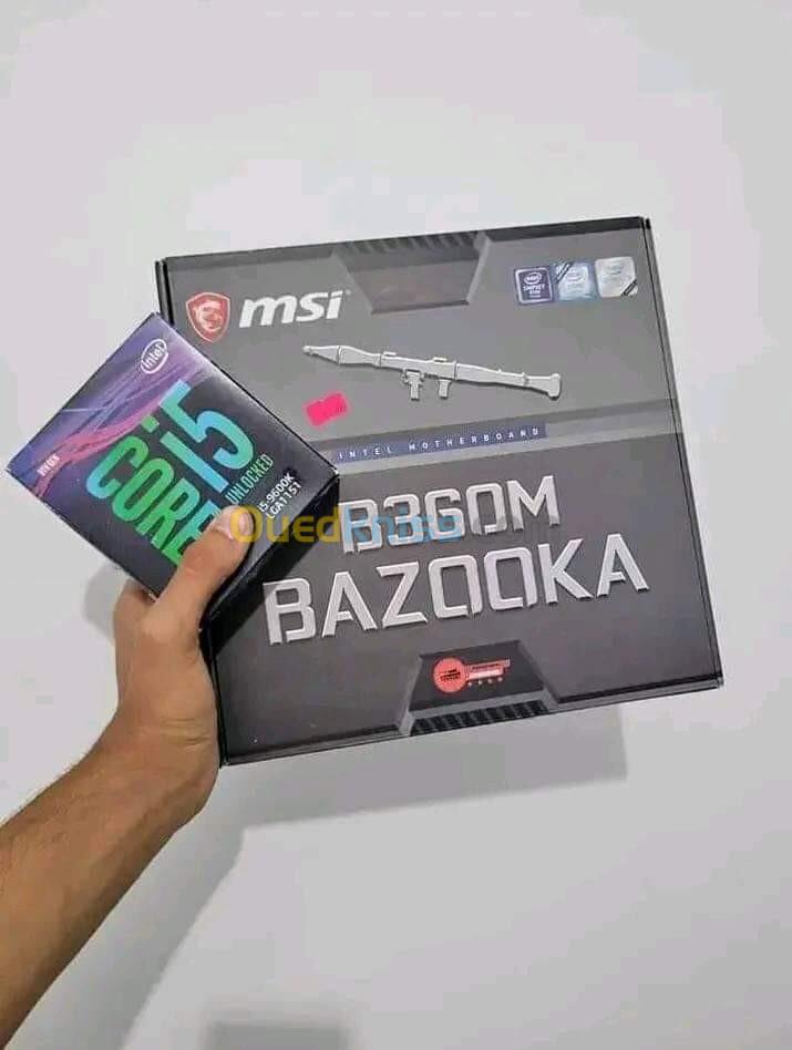 B360m Bazooka + CPU i5 9600k + 16Gb Ram