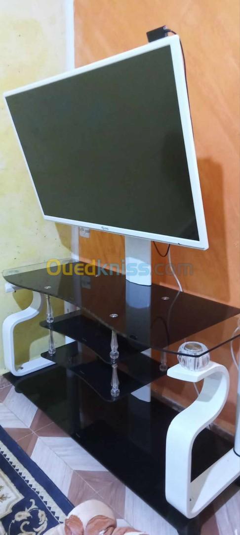 Table TV en verre 