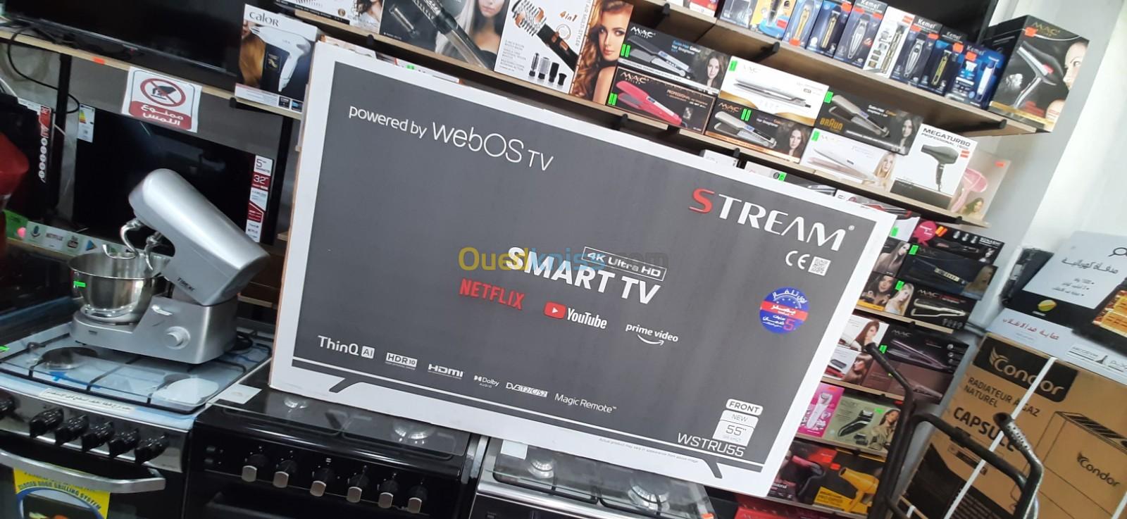 BOOM Promotion TV stream 55 smart webos remote magic framless demo integre