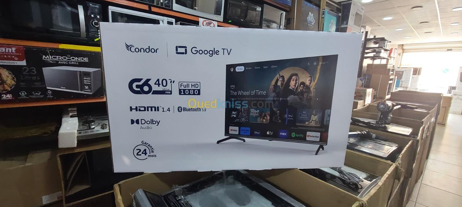 promo tv condor 40 pouce Google tv G6