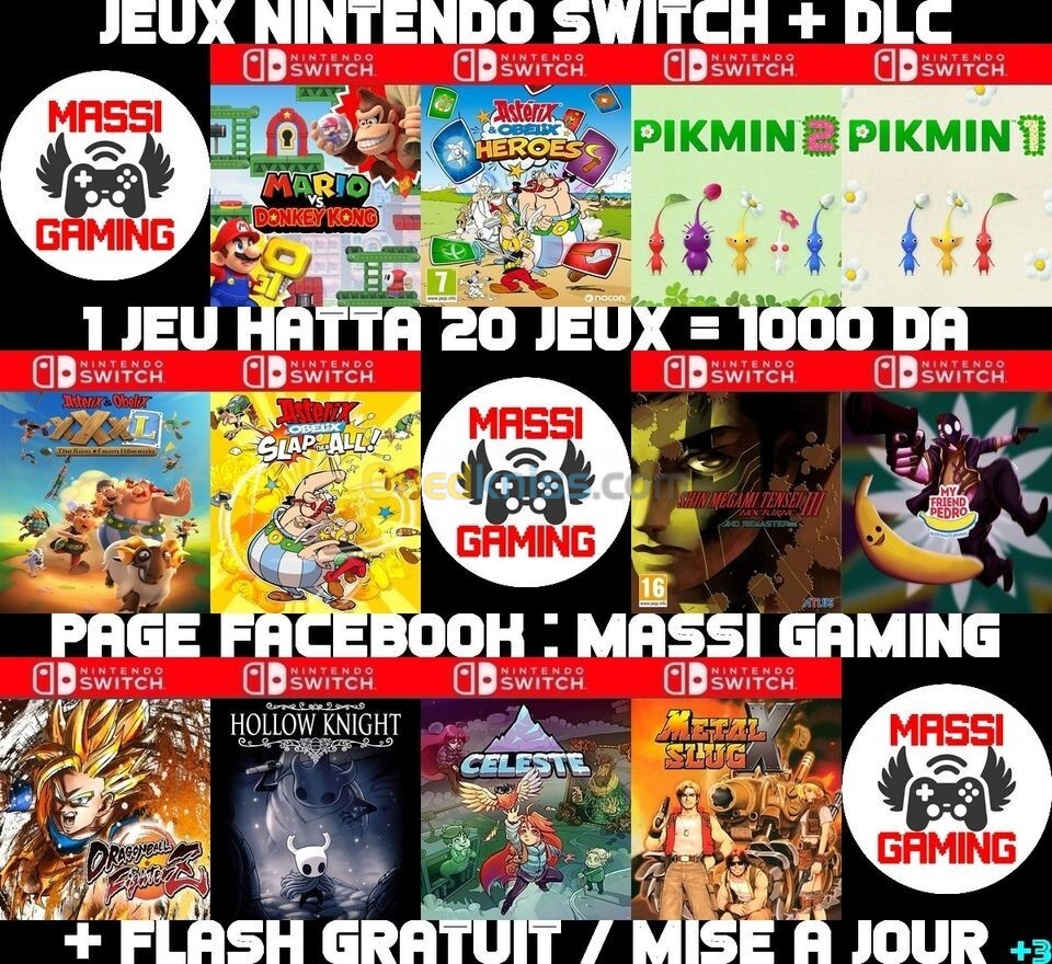 INSTALLATION JEUX NINTENDO SWITCH FLASHÉE / PUCÉE (+ FLASH GRATUIT + DLC + MISE A JOUR) *