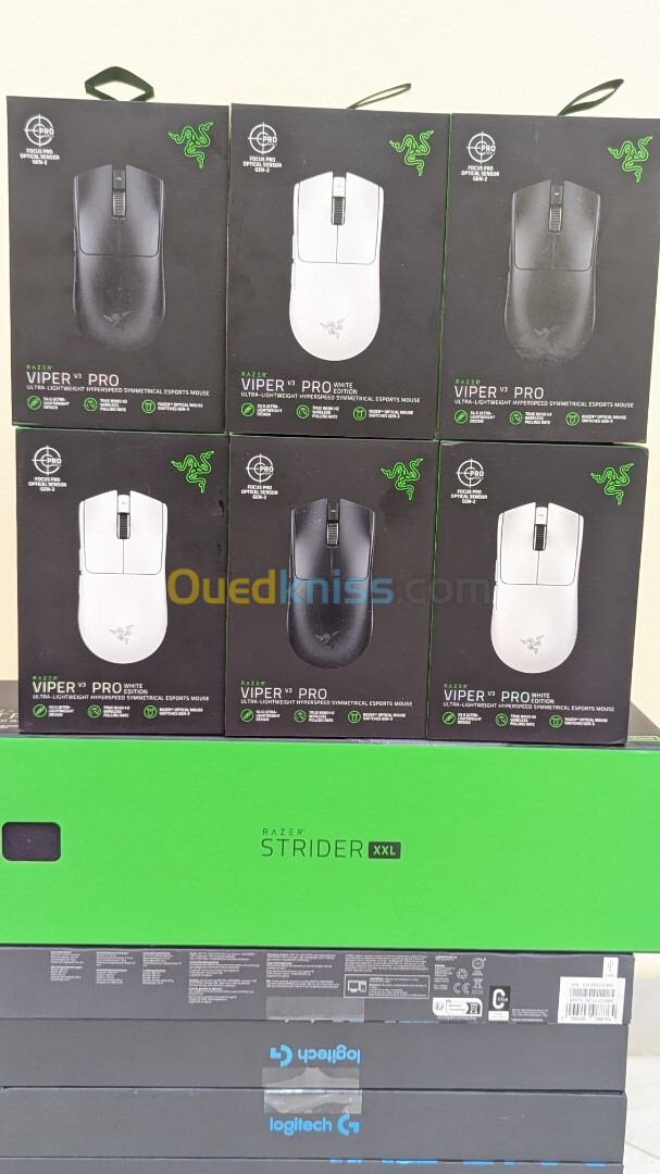 Razer Viper V3 Pro Wireless Gaming Mouse - White and Black