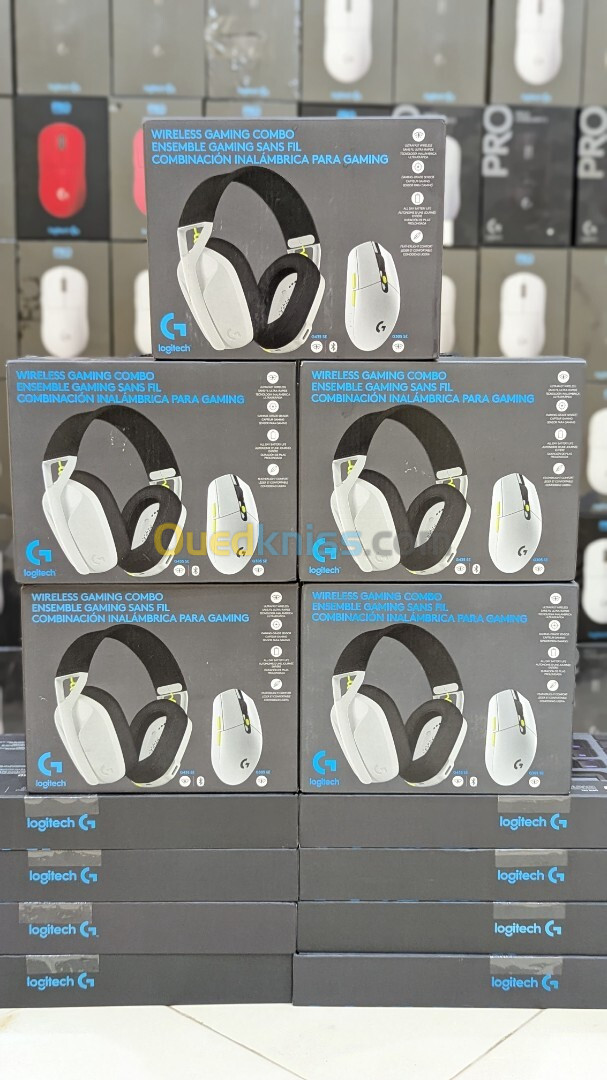 Pack Gaming Casque + Souris Lightspeed Sans fil Logitech G435 SE +G305 SE - blanc et noir