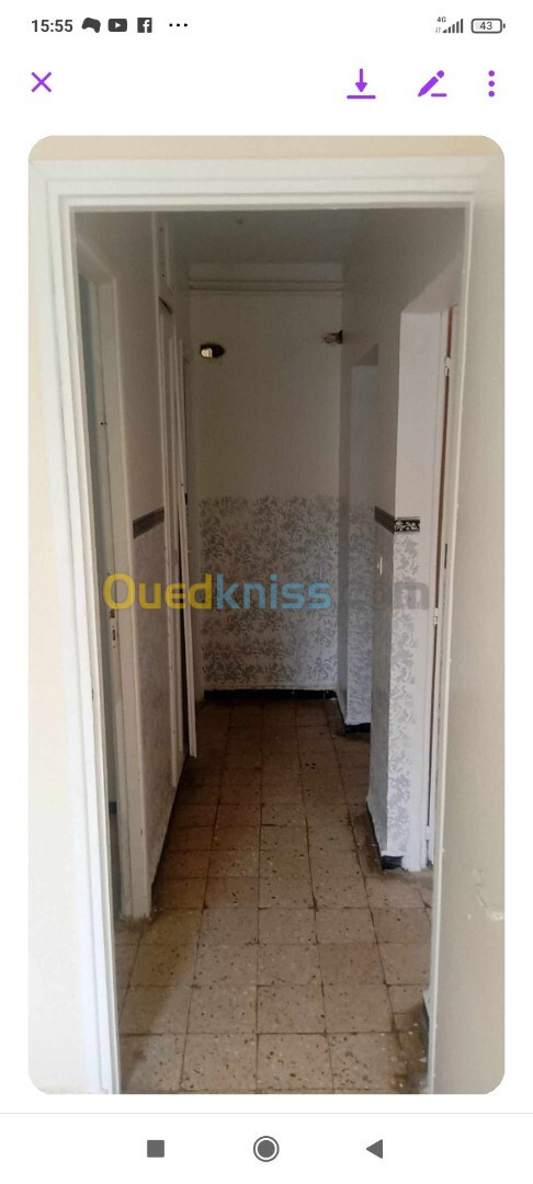 Location Appartement F3 Blida Ouled yaich