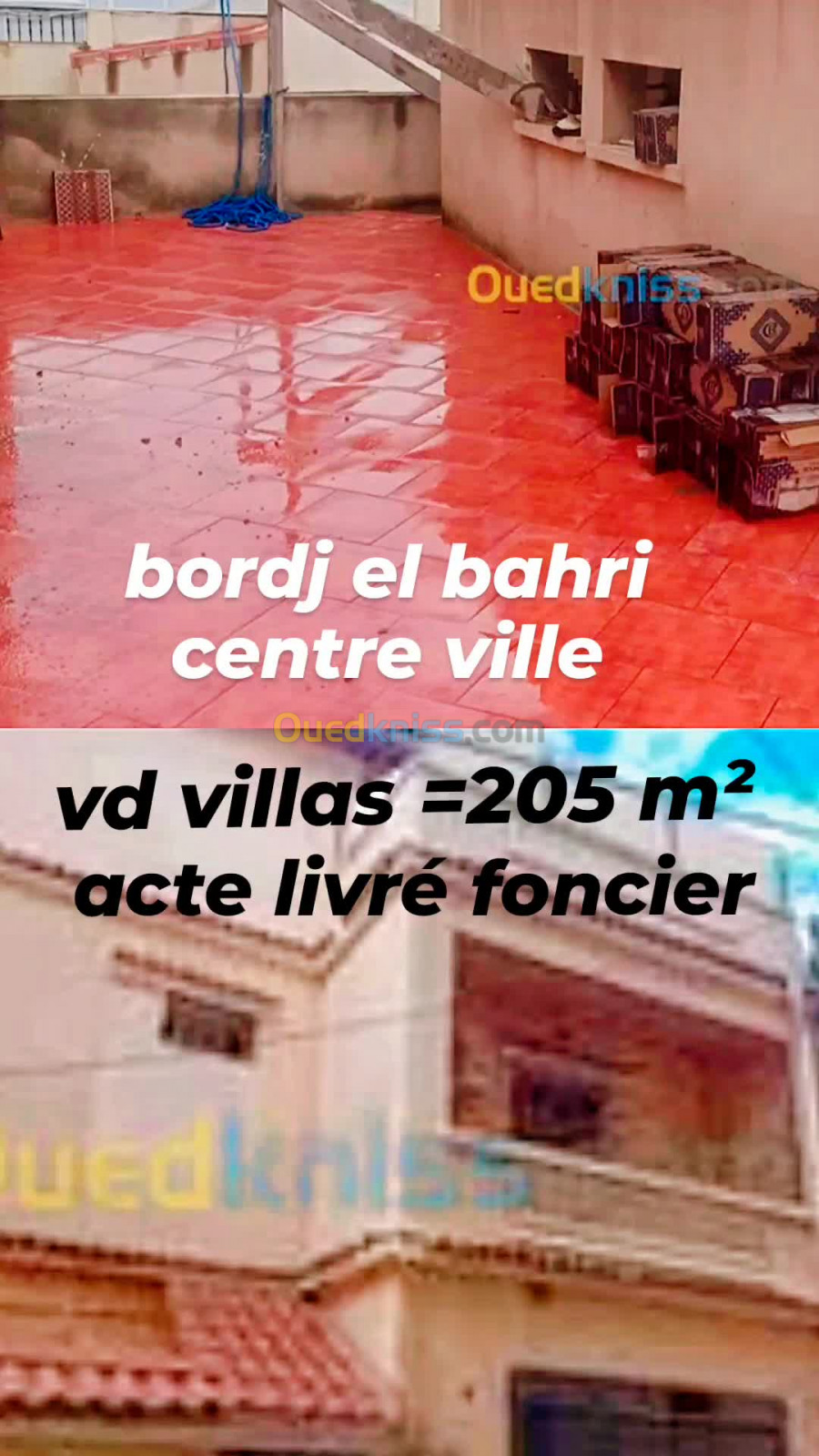 Vente Villa Alger Bordj el bahri