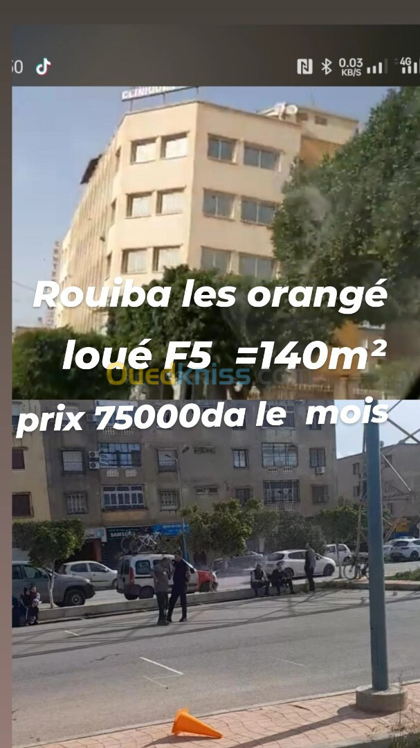 Location Appartement F5 Alger Rouiba