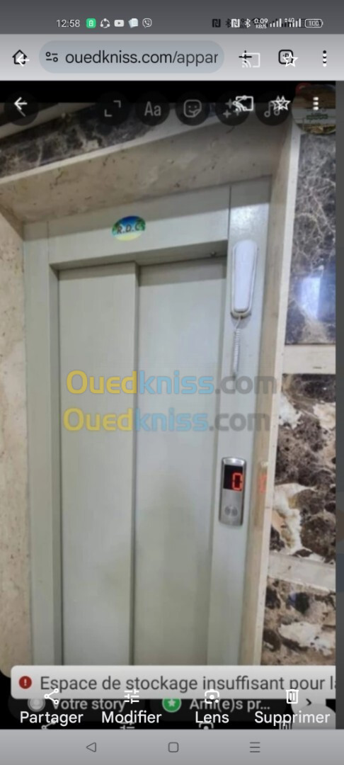 Vente Appartement Boumerdès Ouled moussa