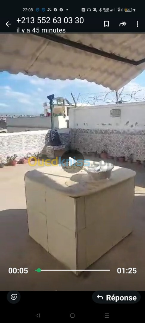 Location Appartement F3 Alger Bordj el bahri