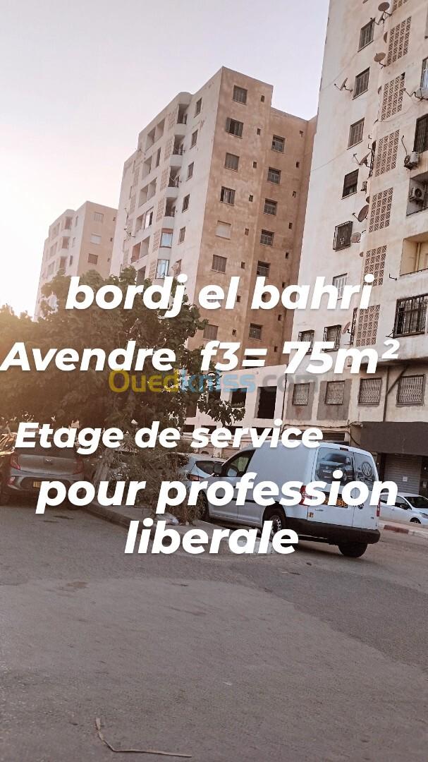 Vente Appartement F3 Alger Bordj el bahri