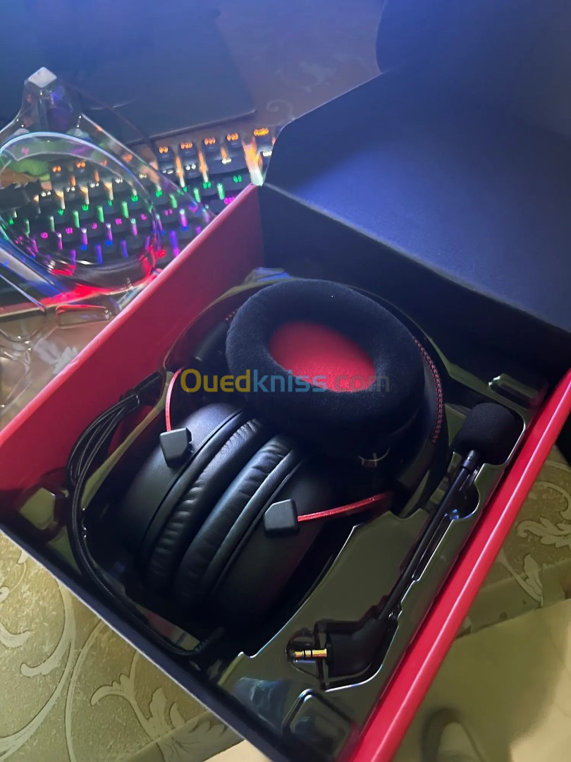 Casque HyperX Cloud 2 avec microphone à son surround HiFi 7.1 pour PC / PS4