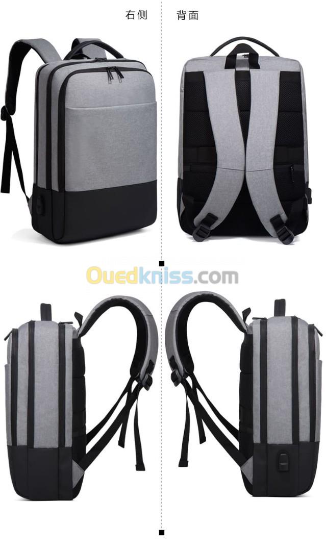 Sac à Dos d'affaires, voyage grande capacité multifonction avec chargeur USB - حقيبة ظهر للأعمال و السفر